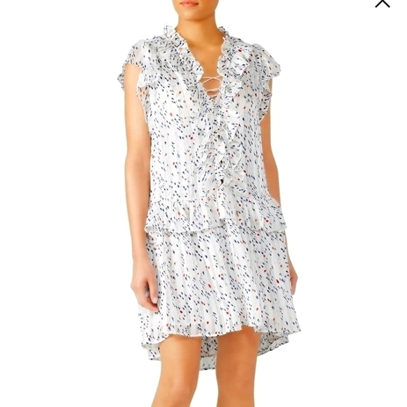 Sabina Musayev whit dot sun dress small - Picture 1 of 10